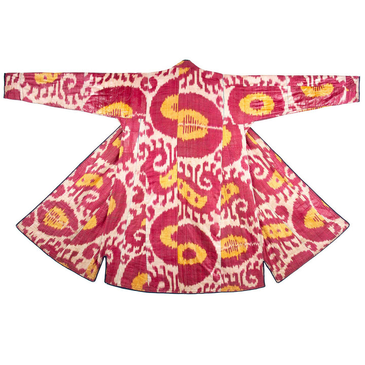 Antique Silk Ikat Chapan Coat No. 61