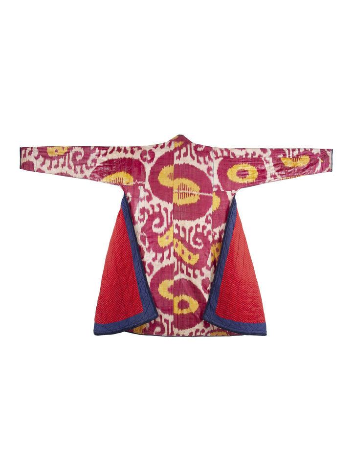 Antique Silk Ikat Chapan Coat No. 61