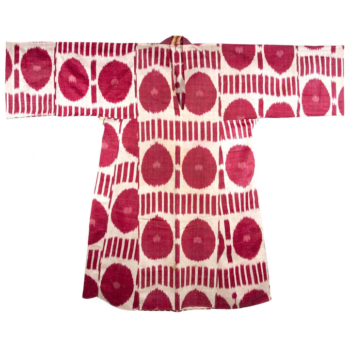 Antique Silk Ikat Chapan Coat No. 72