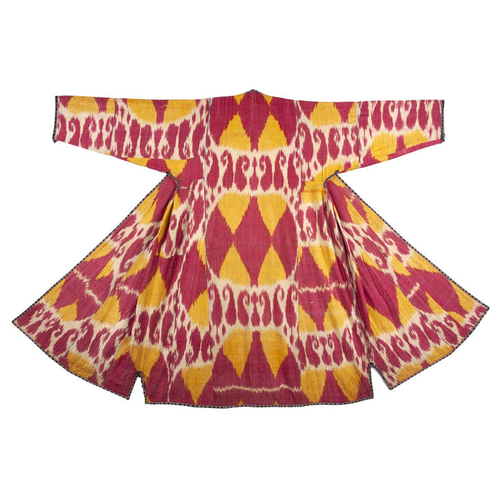 Antique Silk Ikat Chapan Coat No. 73