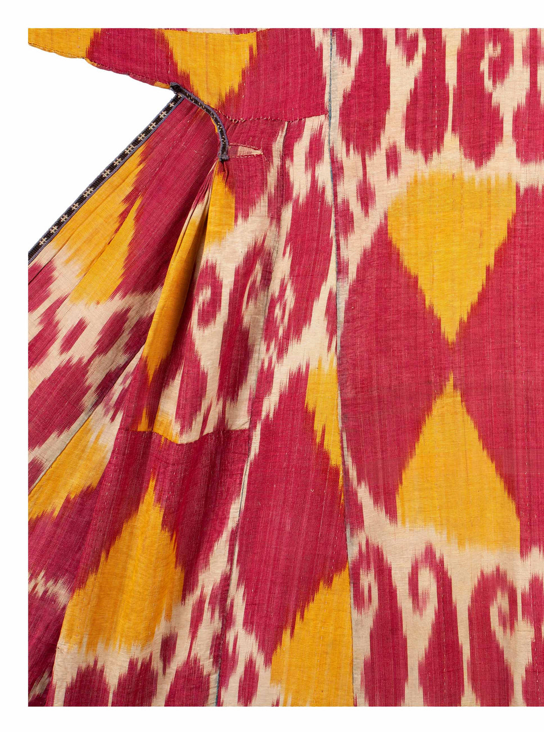 Antique Silk Ikat Chapan Coat No. 73