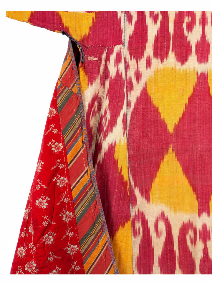Antique Silk Ikat Chapan Coat No. 73