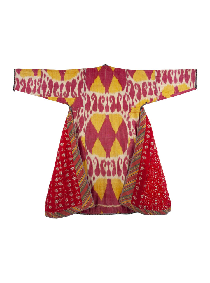Antique Silk Ikat Chapan Coat No. 73