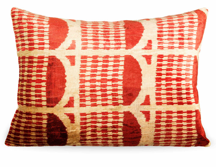 HOSEKI Silk Velvet Pillow Covers Garnet