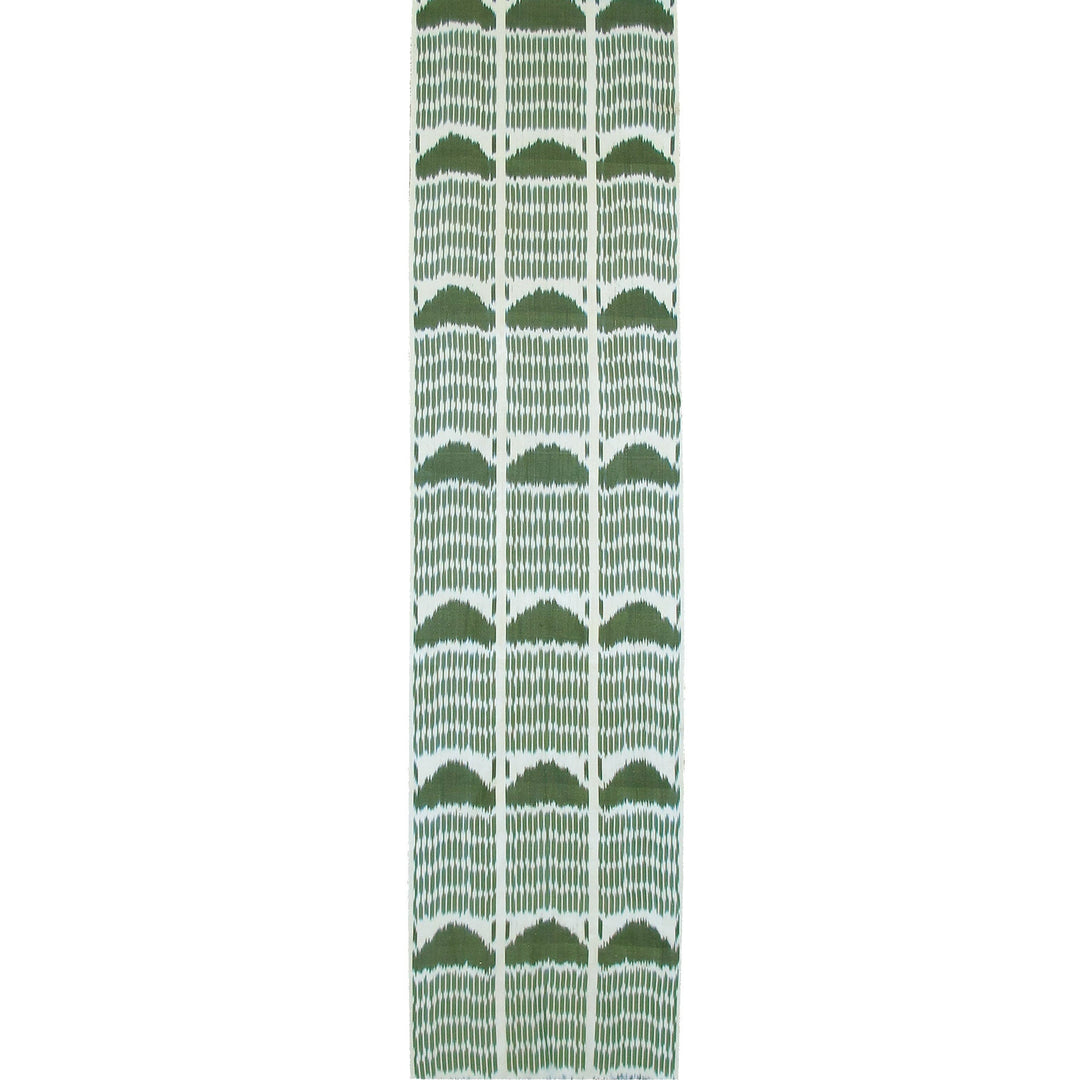 Hoseki Handwoven Silk Ikat Fabric Emerald