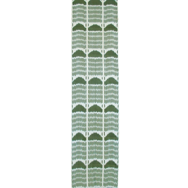 Hoseki Handwoven Silk Ikat Fabric Emerald