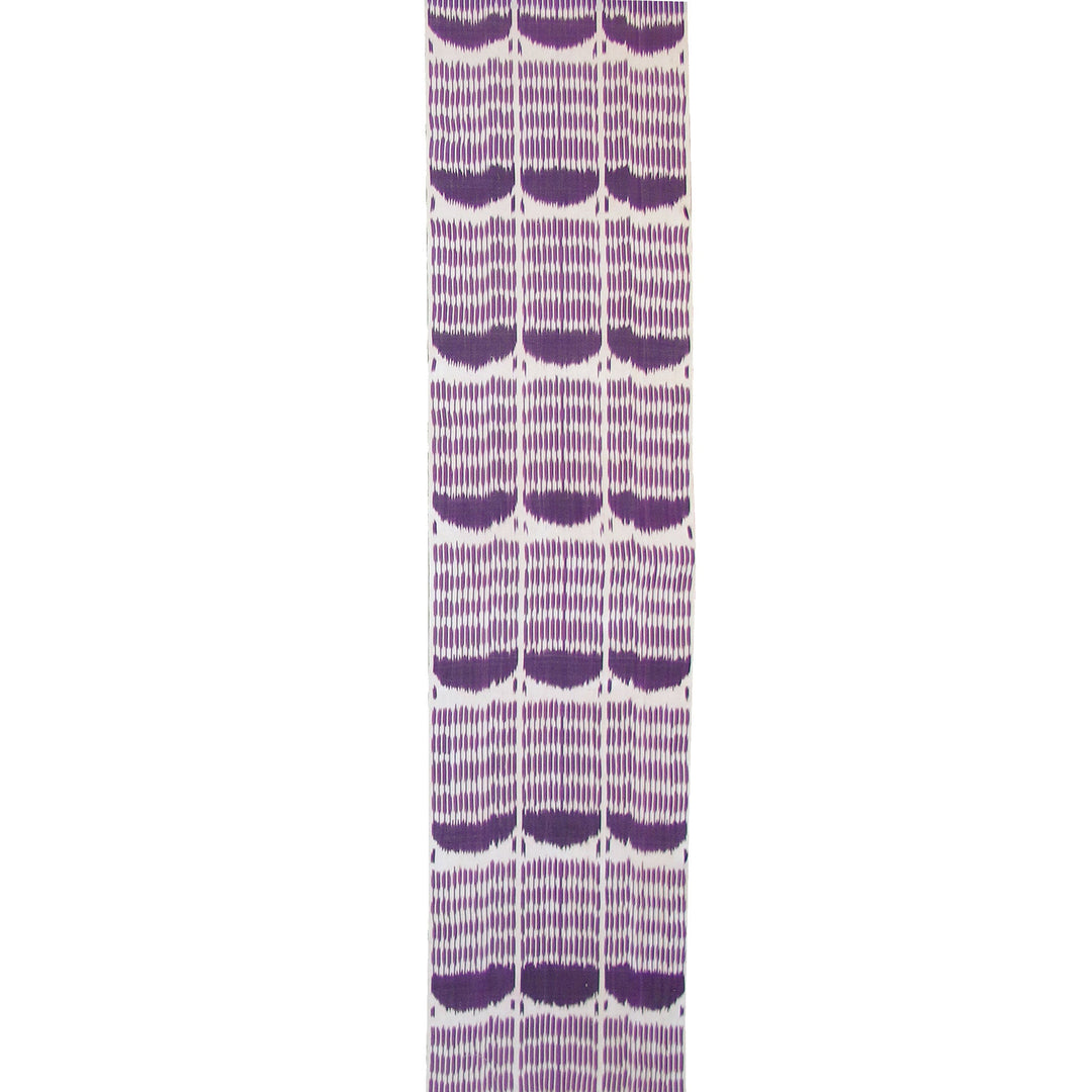 Hoseki Handwoven Silk Ikat Fabric Amethyst