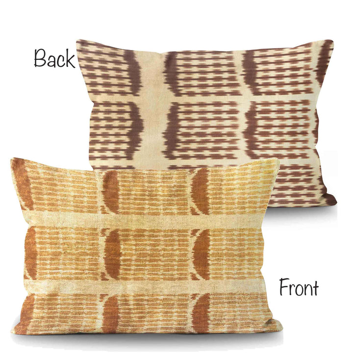 HOSEKI Silk Velvet Pillow Covers Bronzite