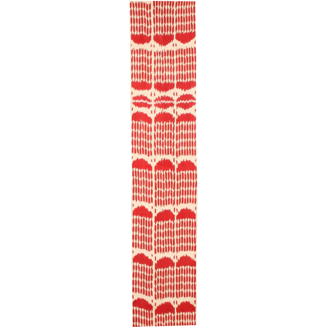 Hoseki Handwoven Silk Ikat Fabric Garnet