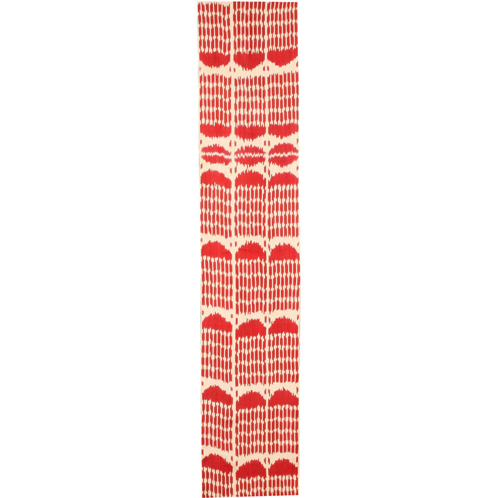 Hoseki Handwoven Silk Ikat Fabric Garnet