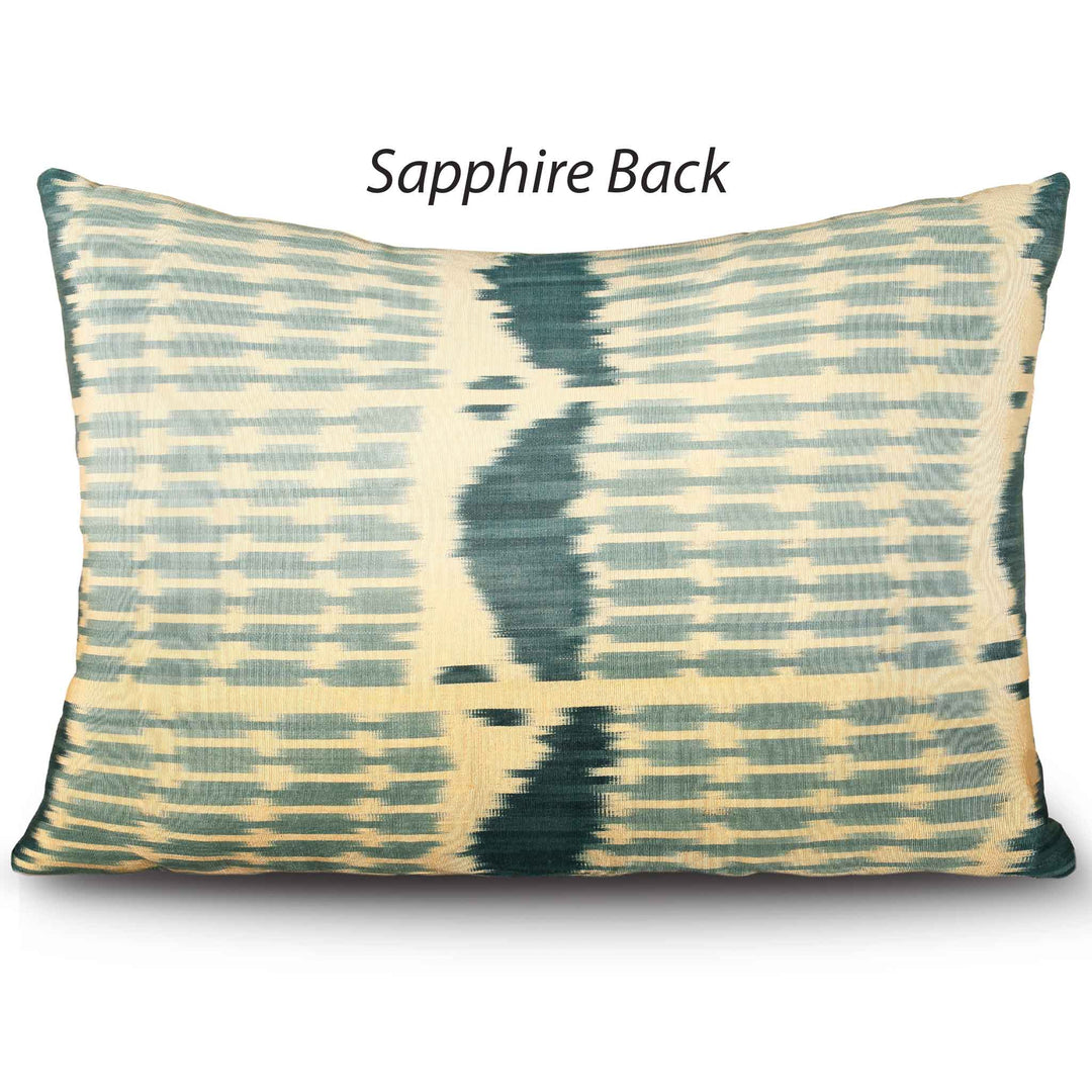 HOSEKI Silk Velvet Pillow Covers Sapphire