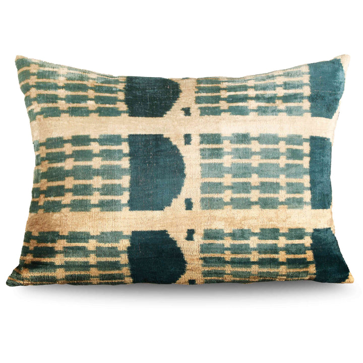 HOSEKI Silk Velvet Pillow Covers Sapphire