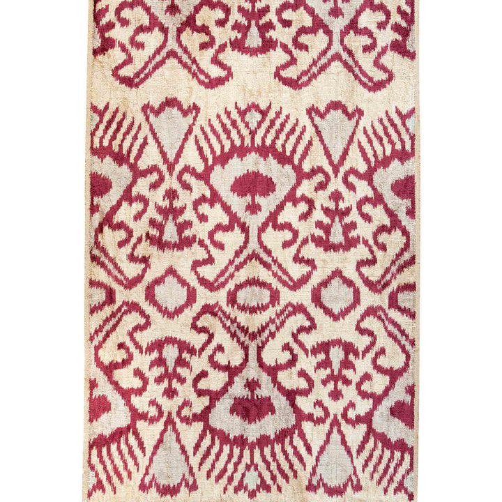 Nomi Handwoven Silk Velvet Ikat Fabric