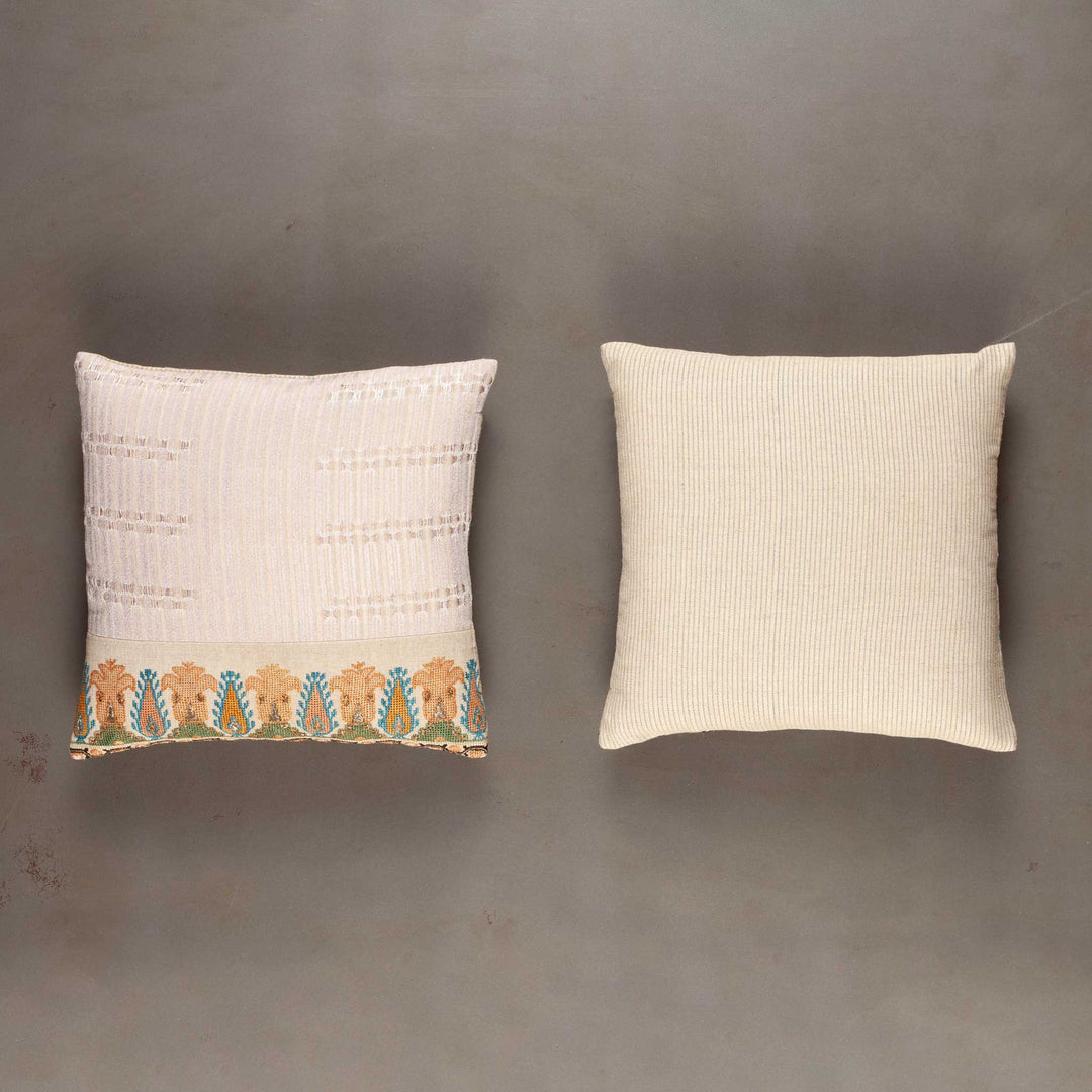 Ottoman Embroidered Textile Pillows (pair)